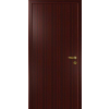 Дверь влагостойкая композитная гладкая "Капель" (махагон) с телескопической коробкой