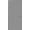 Дверь влагостойкая композитная гладкая "Капель" (RAL7040, темно-серый) с телескопической коробкой