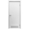 Двери влагостойкие Aquadoor гладкие белые с вентиляционной решеткой
